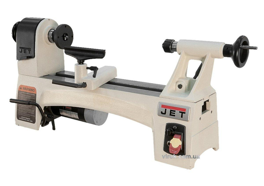 Токарний верстат по дереву JET JWL-1015 : 230 В, 0,5 (0,37)кВт; оберт. станин/опор. Ø= 250/185мм Одесса - изображение 1