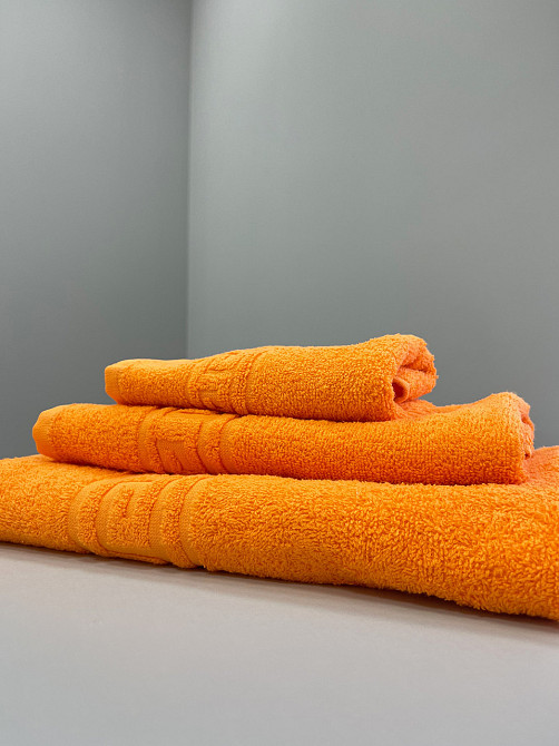 Махровое полотенце Ideal Textile Greek 33х60 см оранжевый (56860580) Черновцы - изображение 4