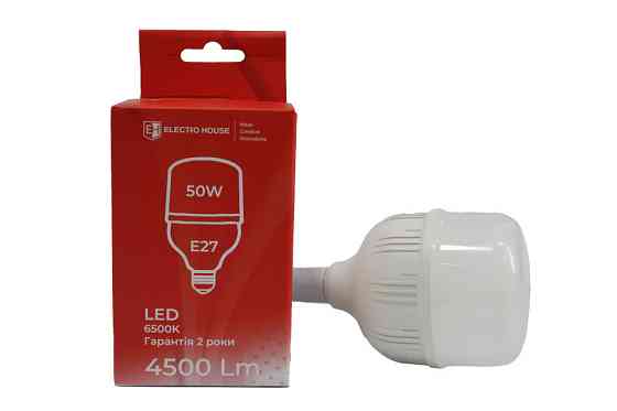 LED лампа Т120  50Вт E27  6500К 4500 Лм  165-265 В Днепр