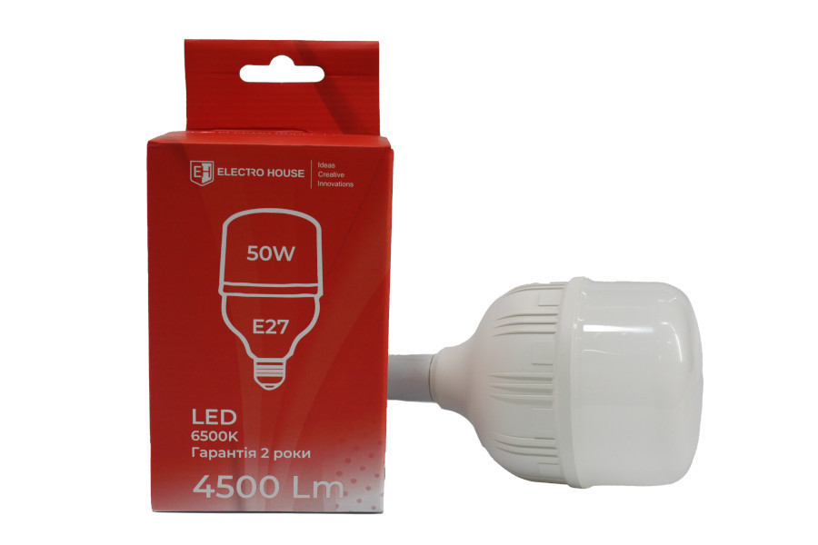 LED лампа Т120  50Вт E27  6500К 4500 Лм  165-265 В Днепр - изображение 1