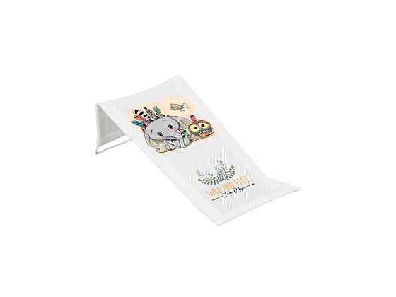 Горка для купания белый/зеленый 3D мембрана Дикий закат (DZ-026-103 Elephant, white/green) ТМ TEGA Киев