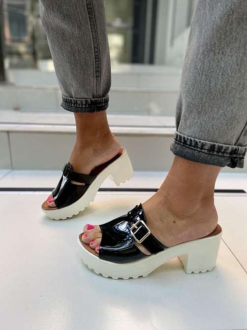 Seastar Шльопанці жіночі SEASTAR GG02 чорні (літо, еко-лак) (2582) 38р.39р.40р. Коломыя - изображение 2