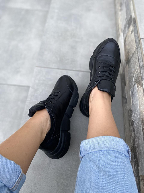 VLADEKS Кросівки жіночі VLADEKS 1074/1 чорні (весна-осінь, шкіра натуральна) (4125) Коломыя - изображение 7