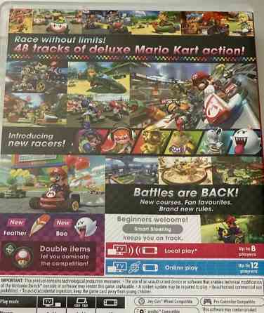 Відео гра Mario kart 8 Deluxe для Nintendo Switch. Київ