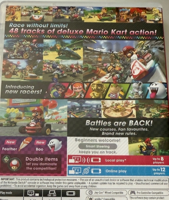 Видео игра Mario kart 8 Deluxe для Nintendo Switch. Киев - изображение 1