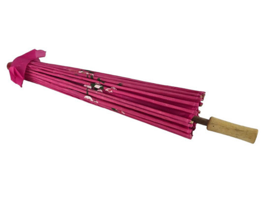 Парасолька сувенірна малинова Київ - фото 2