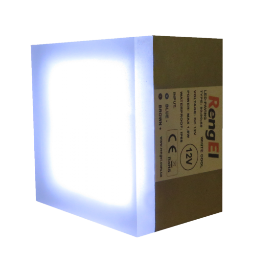 LED тротуарна плитка 7100к 90х90х60мм 1,8 Вт, ІР68 Київ