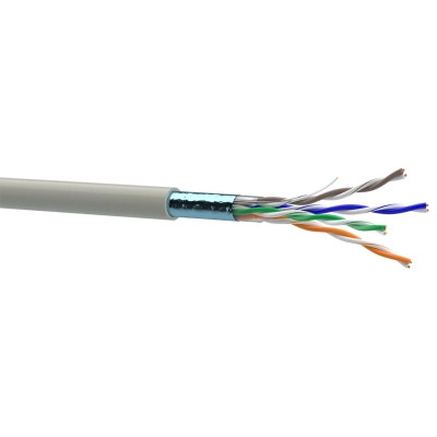Кабель мережевий OK-Net FTP cat.5e, 305м (F/UTP-cat.5E-SL) (КПВЭ-ВП (100) 4*2*0,46) Вінниця - фото 1