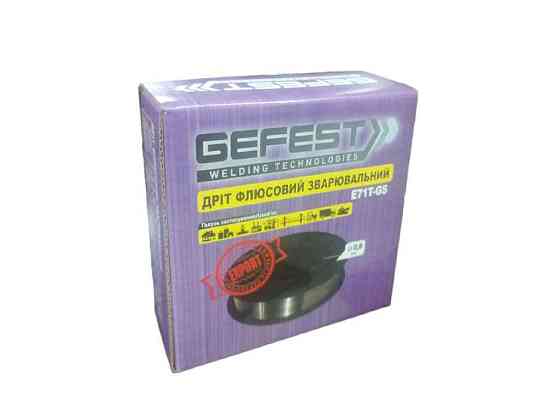 Провод сварочный флюсовый d=0,8мм 1кг E71T-GS (самозащитный) ТМ GEFEST Solmir Киев