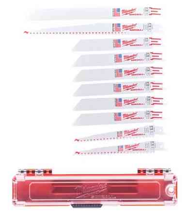 Набір полотен для шабельної пили SAWZALL THIN KERF MILWAUKEE, (10шт), пластиковий кейс Одесса