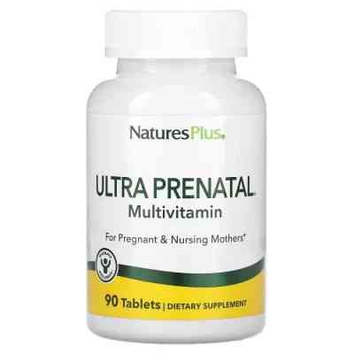 Вітамінно-мінеральний комплекс Natures Plus Мультивітаміни Ультрапренатальні, Ultra Prenatal Multivitamin, 90 (NTP3084) Вінниця