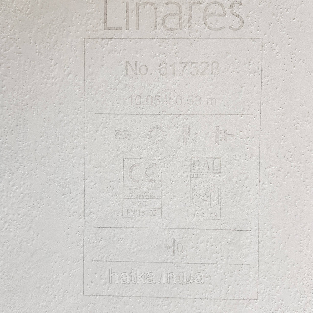 Шпалери вінілові на флізелін Rasch Linares 0.53х10 смуги ялинкою ефект потертості сірі з сріблом 617528 Київ - фото 4