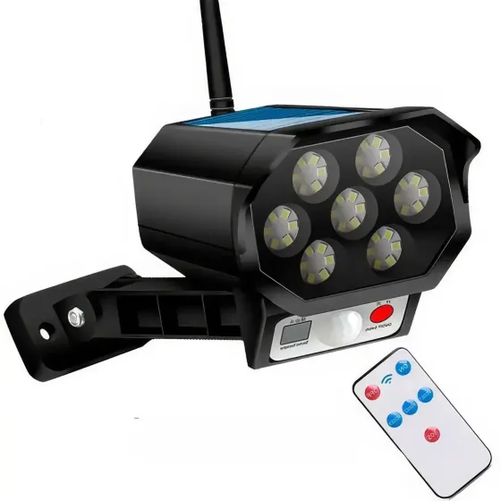 Уличный фонарь / Муляж камеры видеонаблюдения с датчиком движения и солнечной панелью BK-36 Коломия