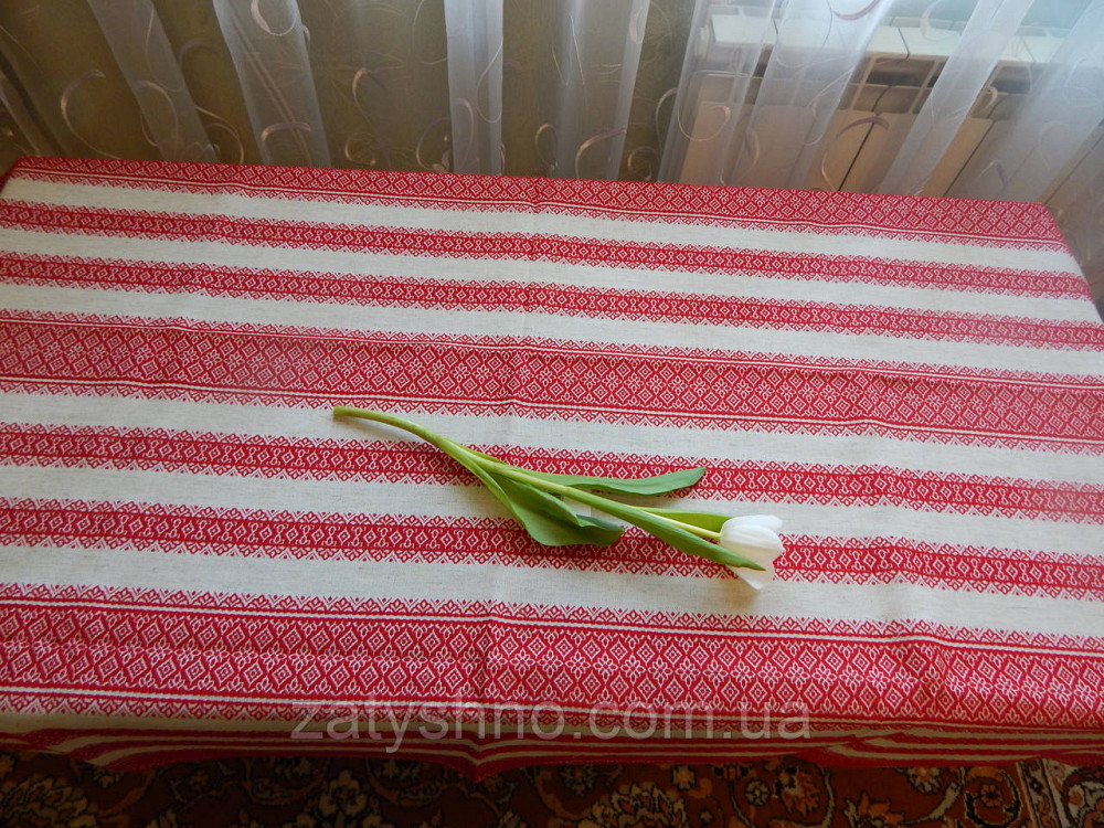 Скатерть с красной с вышивкой Киев - изображение 4
