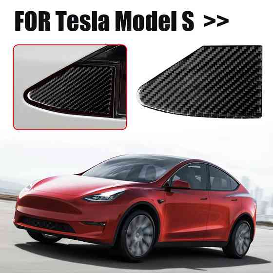 Наклейка для панели зарядного порта Aim Tesla Model S (Gloss carbon) Николаев