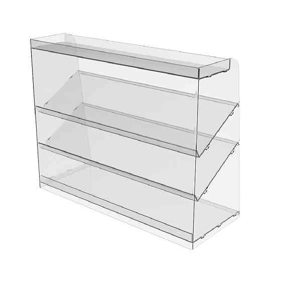 Підставка вітрина EKOSTAR 4 полиці 500х200х400 Київ