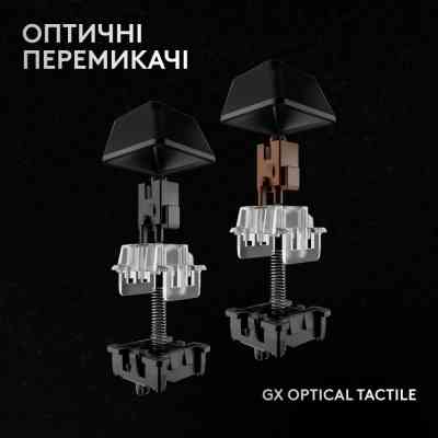 Клавіатура Logitech G Pro X 60 Lightspeed GX Tactile Wireless/Bluetooth UA Black (920-011911) Вінниця