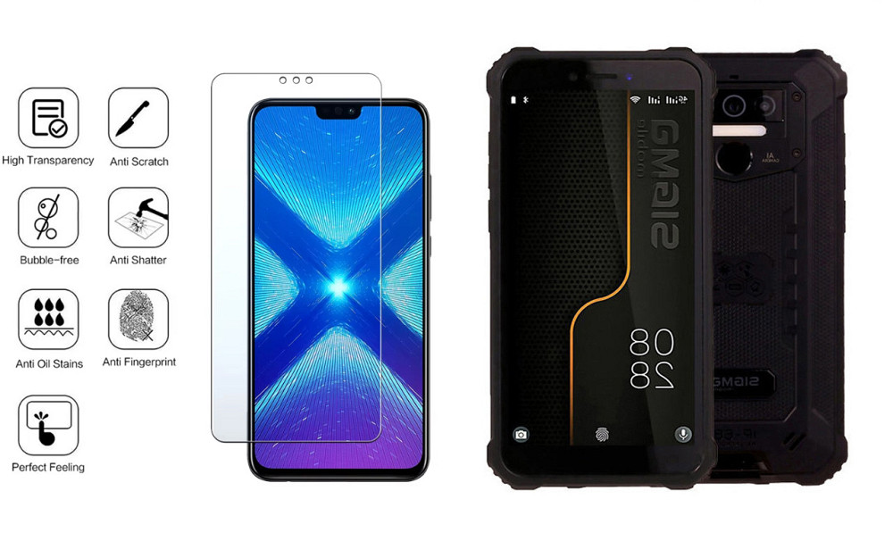 Захисне скло NeoGlass для Sigma mobile X-treme PQ38 – надпрозоре та стійке Київ - фото 4