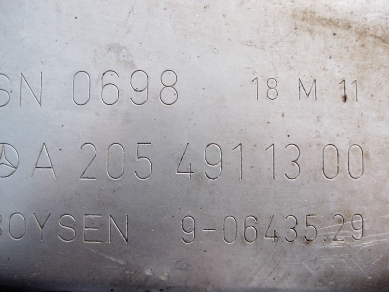 Mercedes-Benz  A2054902900 Глушник задній для двигуна M264 R4 1.5 2.0л C-Class W205 E-Class C238 Одеса - фото 4