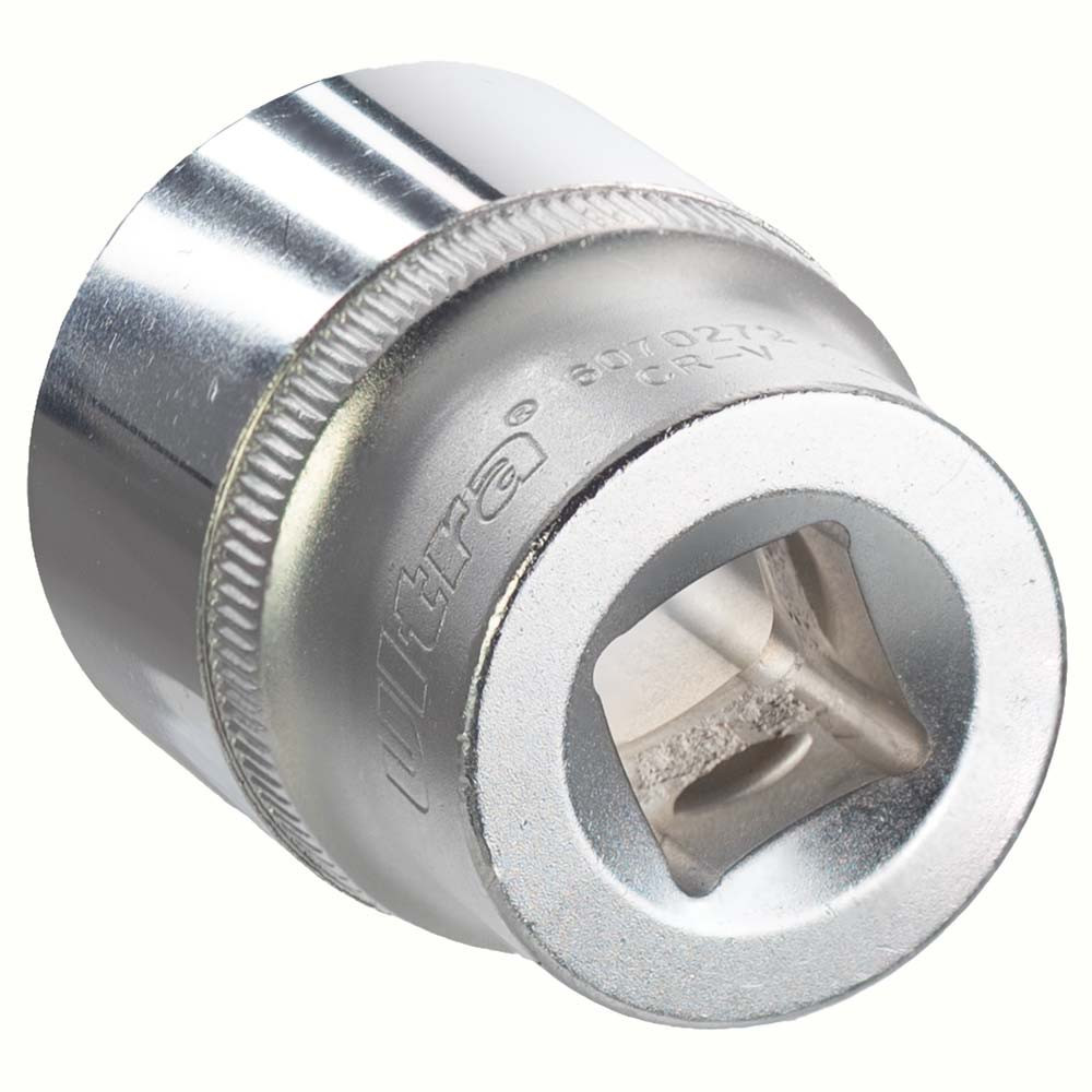 Насадка шестигранна коротка 1/2" 27мм CrV ULTRA (6070272) Рівне - фото 7