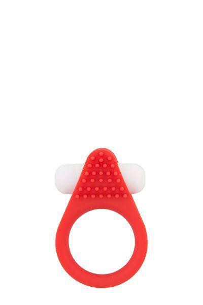 Эрекционное кольцо Dream Toys с рельефным выступом, красное Sex Aura Киев - изображение 1