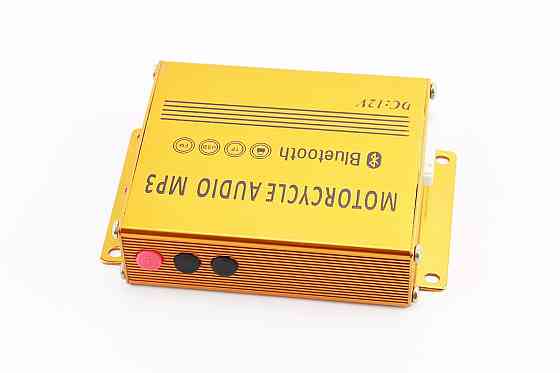 АУДІО-блок (Bluetooth, МРЗ-USB / SD, FM-радіо, пультДУ, сигналізація) + колонки 2шт (чорні) Київ