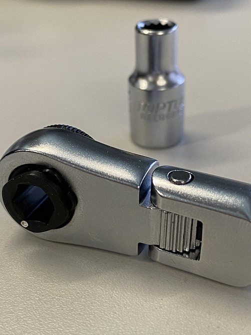 Тріскачка міні 1/4" з шарніром TOPTUL 60 зубців (ісп. з FTDF0810) CHEV0811 Одеса - фото 9