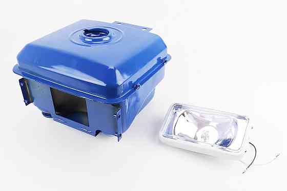 Бак паливний R195NM, 285x230x180mm, потайна горловина, отвір під кран паливний + фара Київ