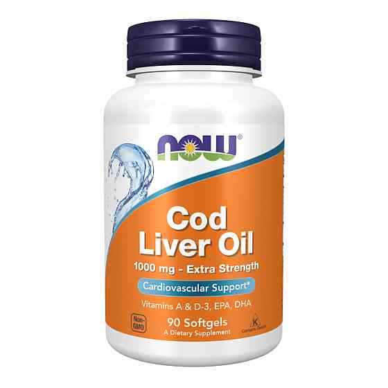 Cod Liver Oil 1000mg - 90 sgels Киев