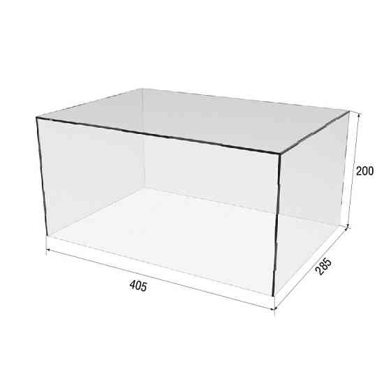 Коробка акрилова EKOSTAR 405х285х200мм Київ