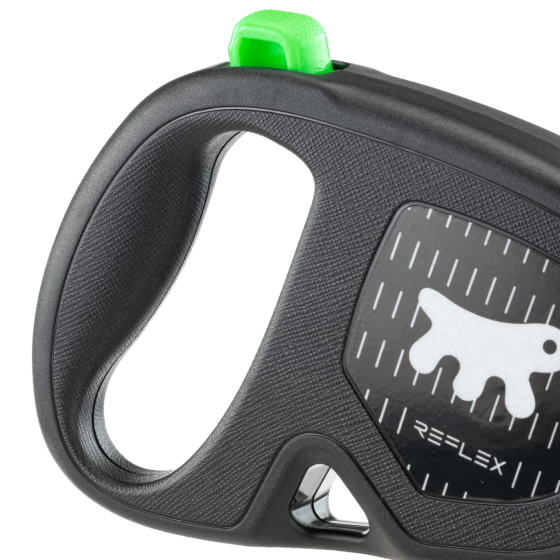 Поводок - рулетка для собак с шнуром Ferplast Flippy One Reflex Cord (Ферпласт Флиппи Ван) 14,7 x 3 x h 10 cм - 4.5 м/ до 12 кг - S, Салатовый Запорожье