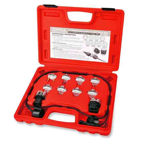 Набір індикаторів Noid і тестерів IAC для EFI, 11 од. (перевірка імпульсу форсунок і сигналу РХХ) TOPTUL Одеса