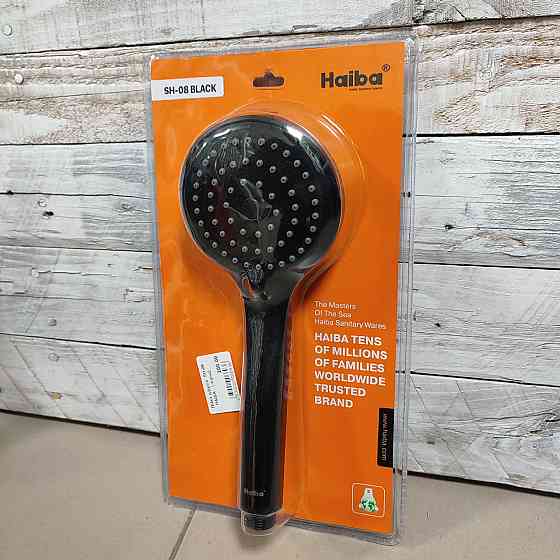 Лiйка для душу SH-08 HAIBA (чорна) Харків