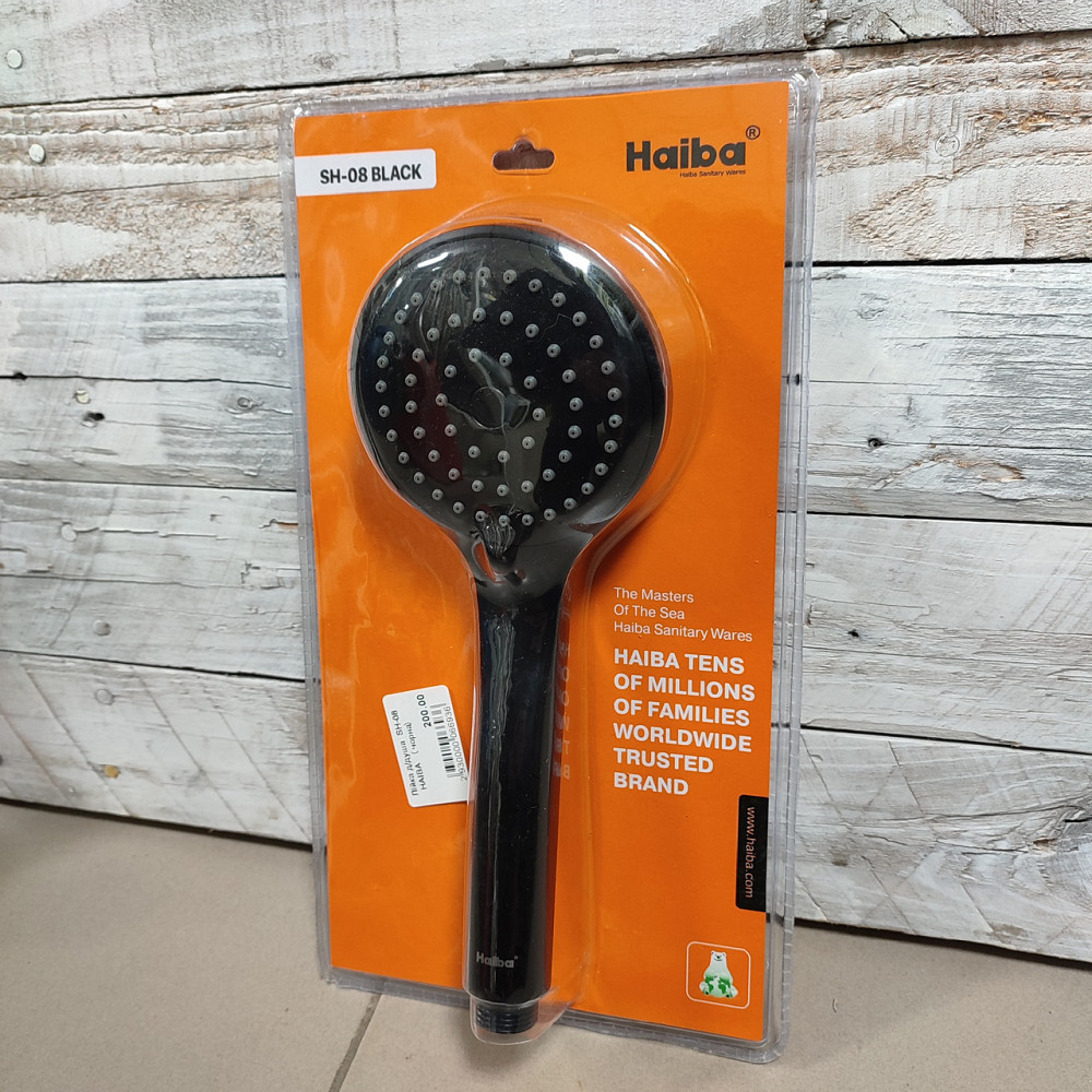 Лiйка для душу SH-08 HAIBA (чорна) Харків - фото 5