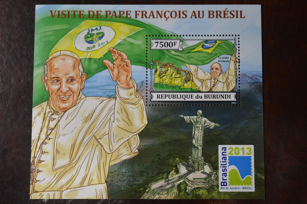 Бурунди. Марки. Блок. (А-39) Полтава - изображение 1