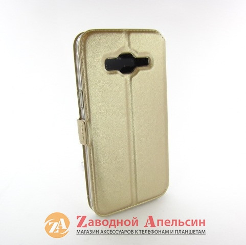 Чохол книжка Samsung J3 J310 J320 Smart Case gold Одеса - фото 5