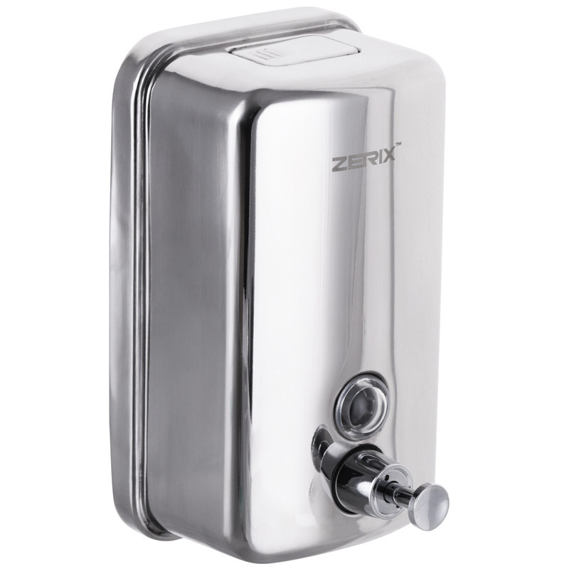 Дозатор для рідкого мила Zerix D-1000-SUS настінний (ZX3247) Київ - фото 3