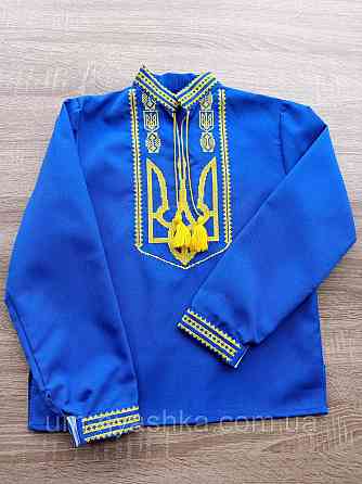 Вышиванка с двусторонней вышивкой 