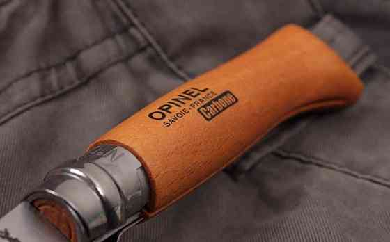 Складаний Ніж Opinel Carbon Steel No8 VRN з чохлом у пеналі (000815) Вуглецева сталь Нововолинськ