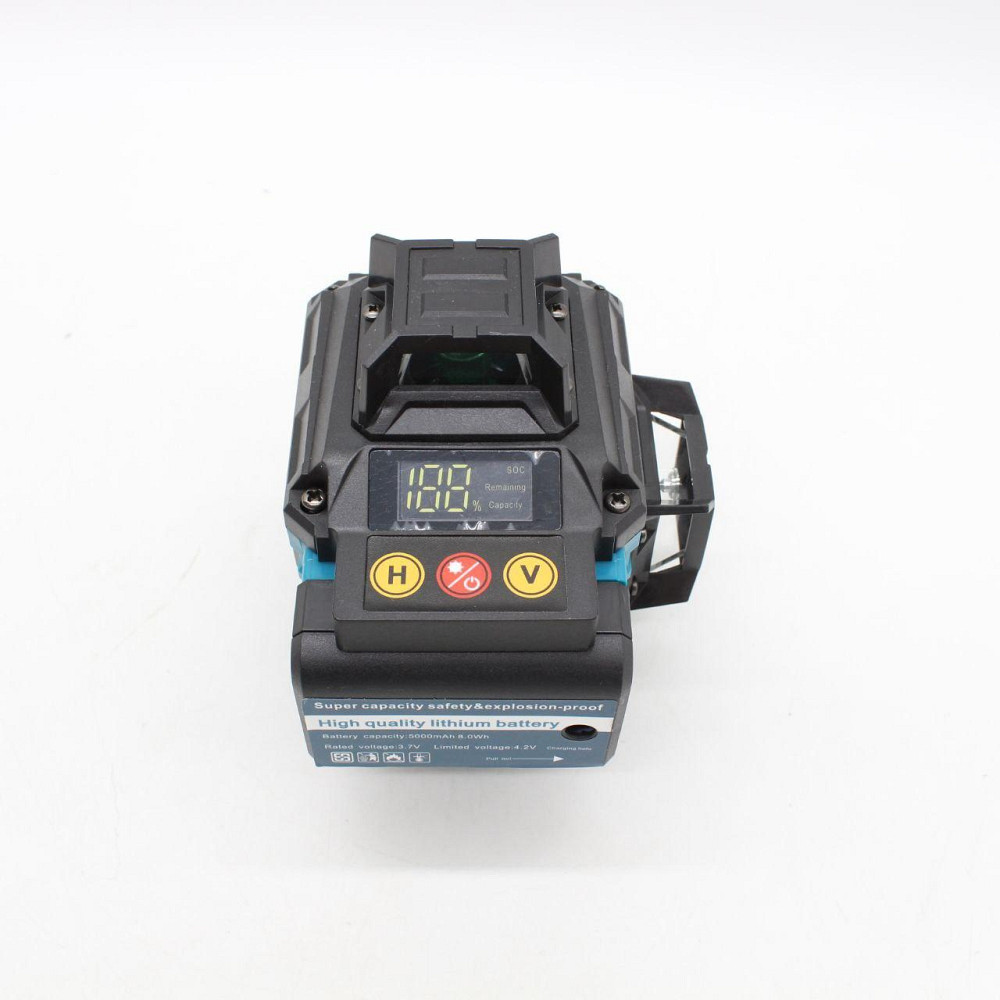 Лазерний рівень 4D на 16 ліній зі штативом і пультом, в кейсі / Лазерний нівелір / Лінійний нівелір Київ - фото 8