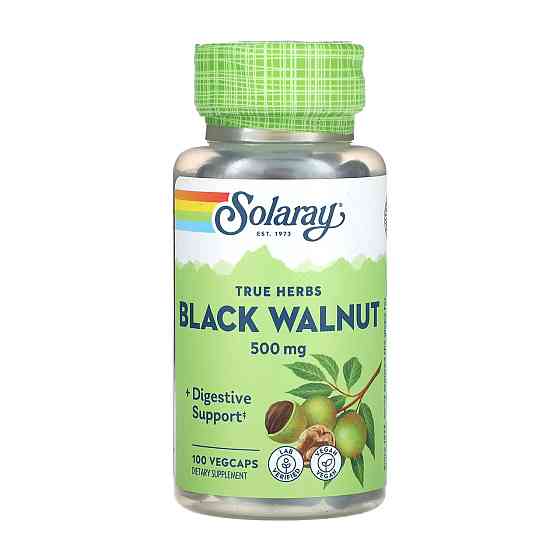 Черный орех Solaray Black Walnut 500mg 100 caps Киев