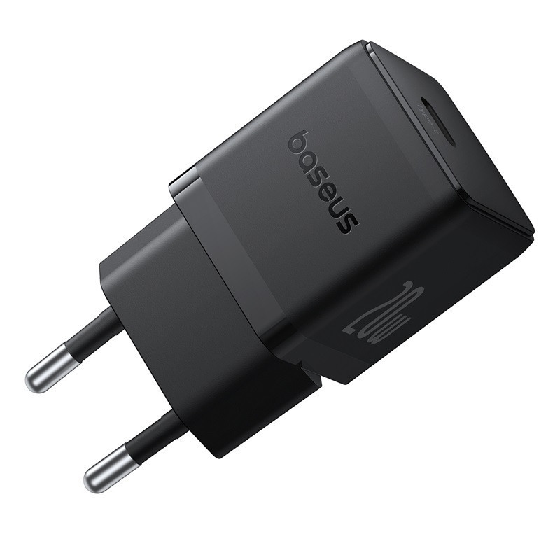 Мережевий зарядний пристрій Baseus Palm Fast Charger 1C 20W EU Cluster Black Одеса - фото 6