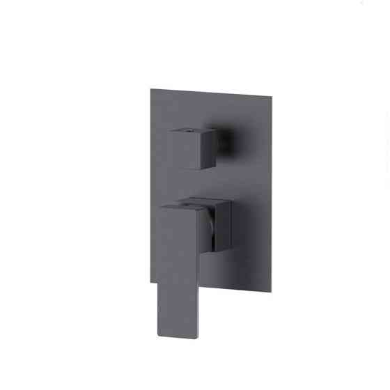 Душова система з виливом Qtap Gemini прихованого монтажу на три споживачі QTGEM114GMB45704 графіт Київ