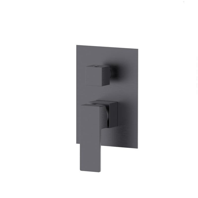 Душова система з виливом Qtap Gemini прихованого монтажу на три споживачі QTGEM114GMB45704 графіт Київ - фото 2