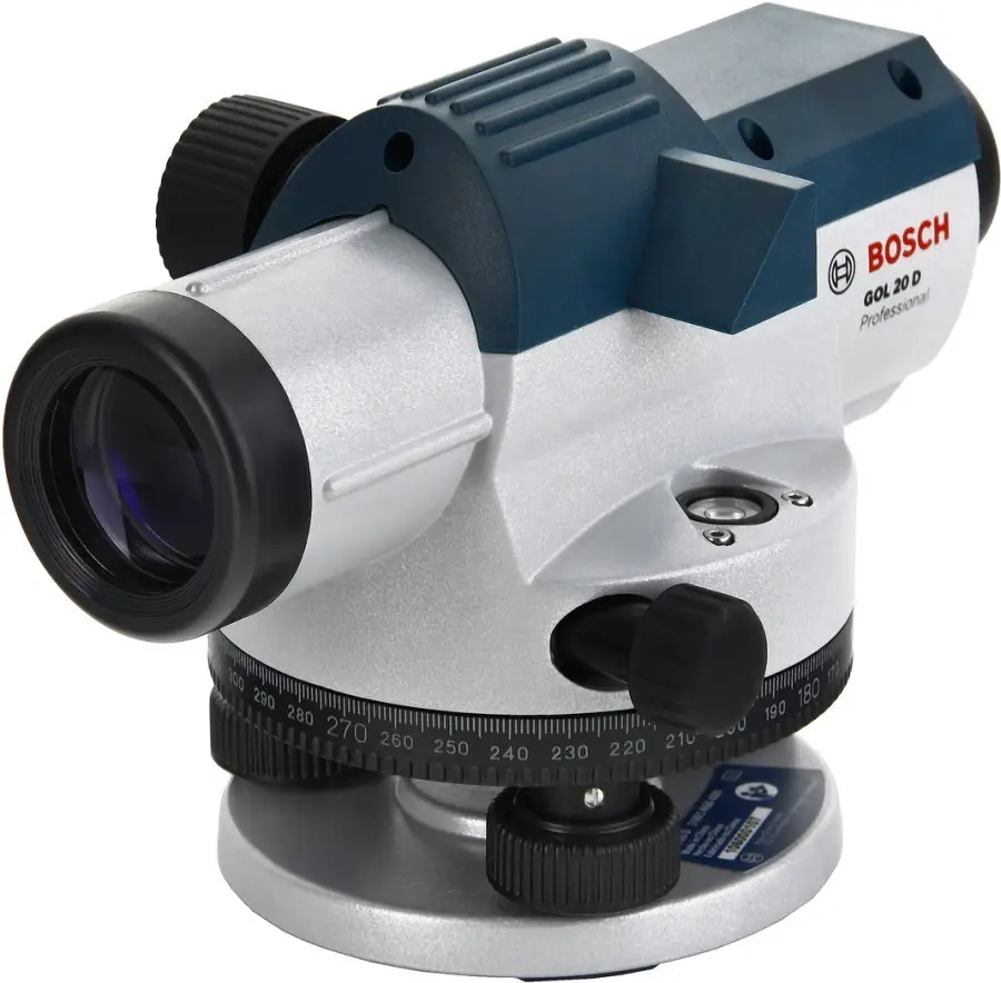 Профессиональный оптический нивелир Bosch Professional GOL 20 D в кейсе с штативом BT 160, линейкой GR 500 Киев - изображение 2