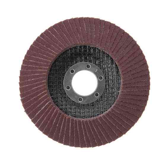 Диск шліфувальний пелюстковий, 115×22 мм, зерно K150, 13300 об/хв INTERTOOL BT-0115 Київ