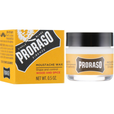 Віск для вусів Proraso Wood &amp; Spiceи 15 мл (8004395001613) Вінниця - фото 1
