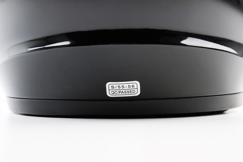 Шолом модуляр, закритий з відкидним підборіддям+відкидні окуляри BLD-159 S (55-56см), ЧОРНИЙ глянець Київ - фото 8