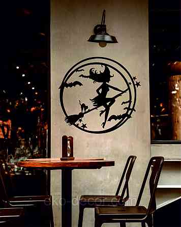 Декоративне настінне 3D Панно «Відьма», Декор на стіну з об'ємом Київ