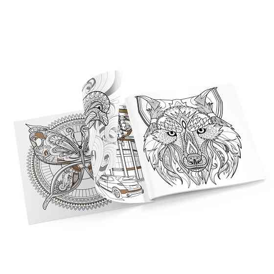 Розмальовка антистрес "Color & relax metallic" РМ-67-3, 24 сторінки Вінниця